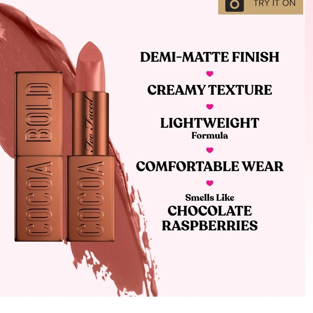Too Faced🔥 Cocoa Bold Cream Lipstick
